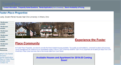 Desktop Screenshot of fosterplace.com